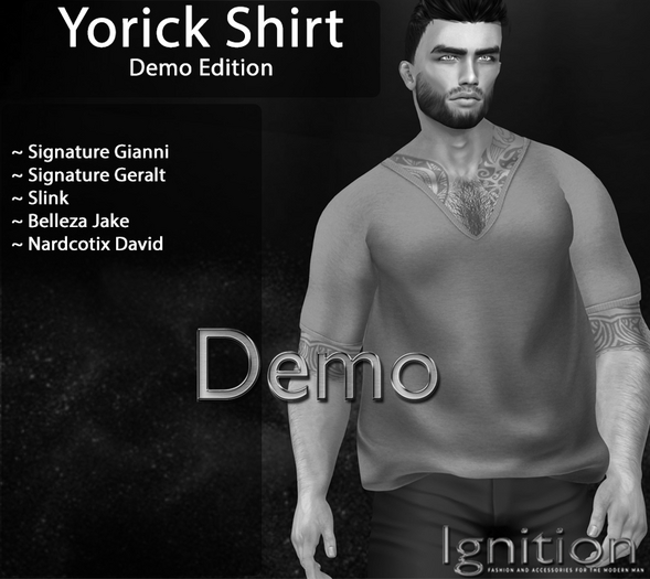 Ignition Yorick Shirt Demo