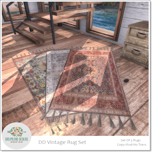 DD Vintage Rug Set /ADD
