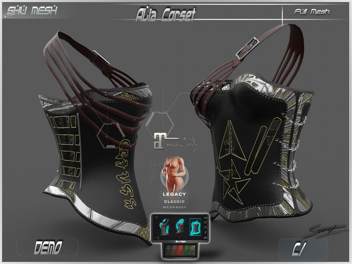 Alia corset  DEMO Shu Mesh