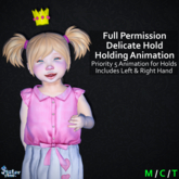 [Jester Inc.] Full Perm Delicate Hold Animation!