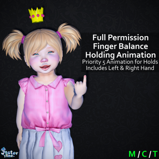 [Jester Inc.] Full Perm Finger Balance Animation!