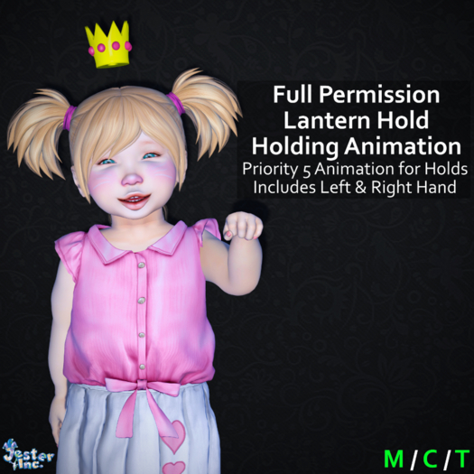 [Jester Inc.] Full Perm Lantern Hold Animation!