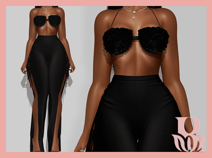 Rosary. Amari . Black