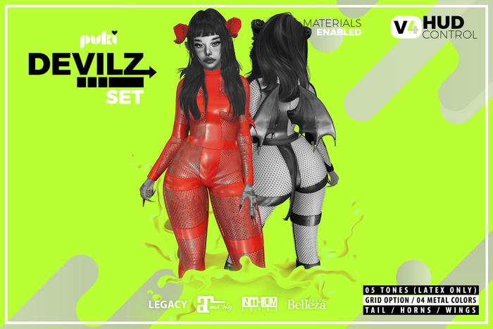 . PUKI . Devilz Set . (FATPACK) . !wear me!