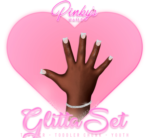 !! Pinky's Nails !! Glitta Set ' Youth