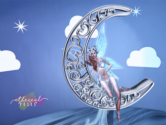 Fairy  In The Moon  Backdrop and Pose