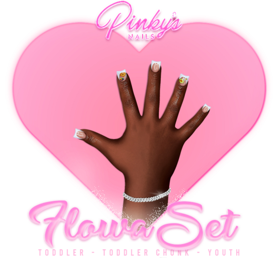 !! Pinky's Nails !! Flowa Set ' Youth