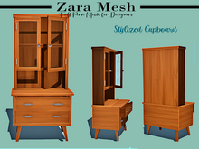 ZM - Furniture - Stylized Cupboard - FULL PERM MESH