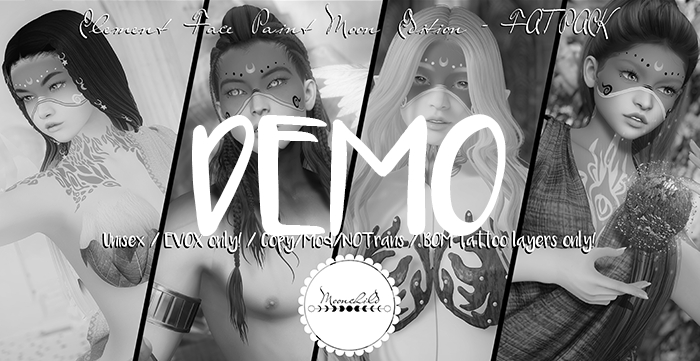 *Moonchild* Element Face Paint Moon Edition - DEMO
