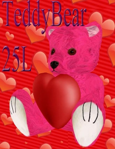 PinkTeddy Bear w/Heart