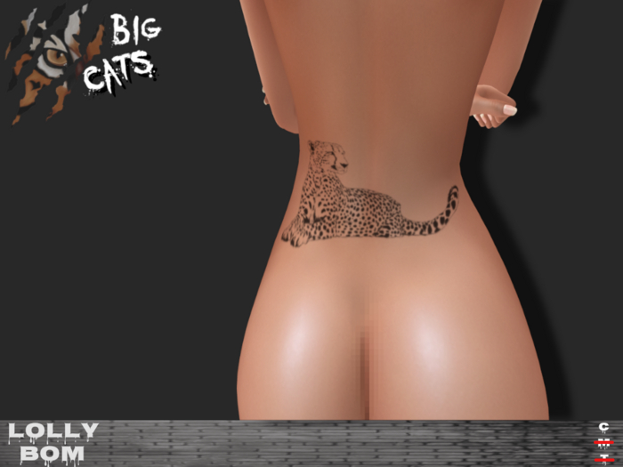 LOLLY's BOM things... [tattoo] BIG CATS - DOCILE (Waist)