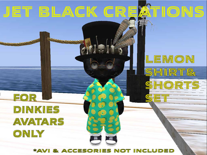 JBC Lemon Shirt & Shorts Set