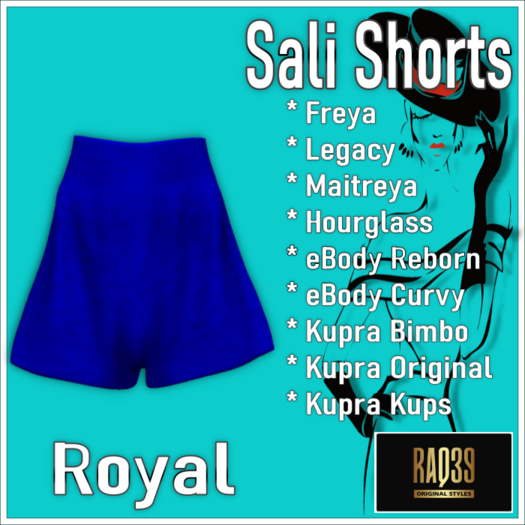 [R39] Sali Shorts-Royal