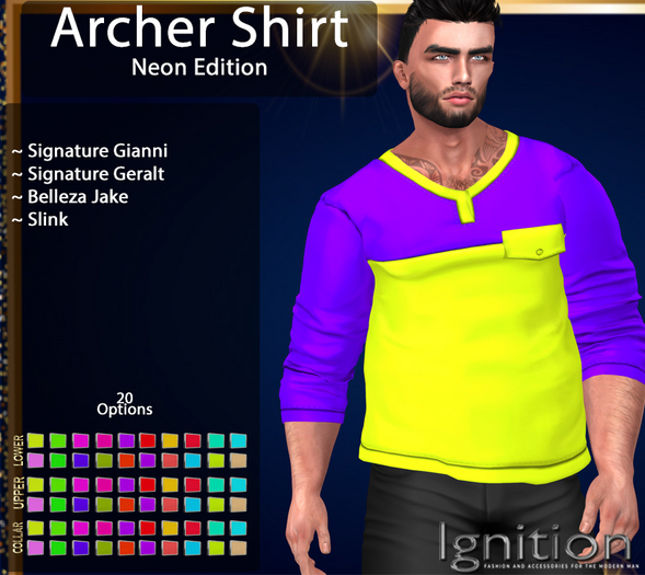 Ignition Archer Shirt Neon