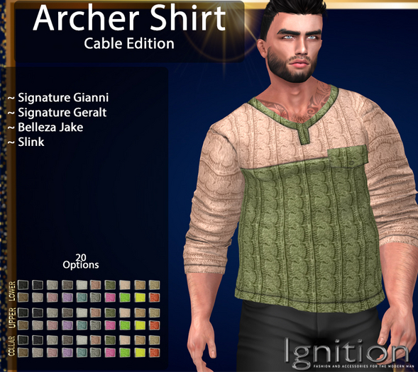 Ignition Archer Shirt Cable