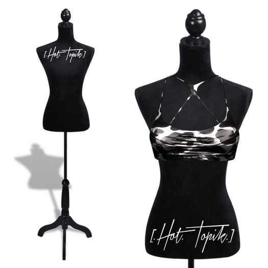 [.Hot.Topik.] Latex Halter Top [Cow Latex] [Reborn]