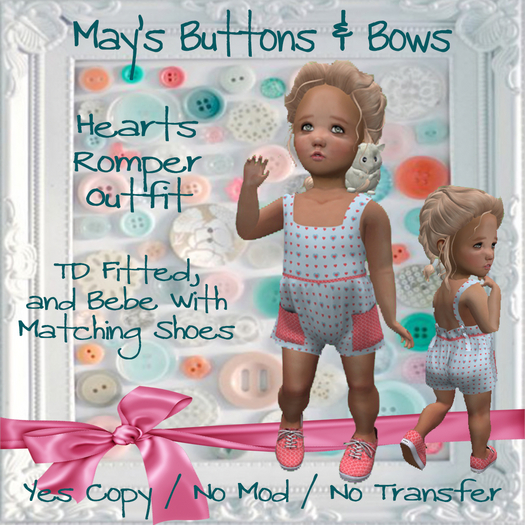 MBB * Hearts Romper (TDF&Bebe)