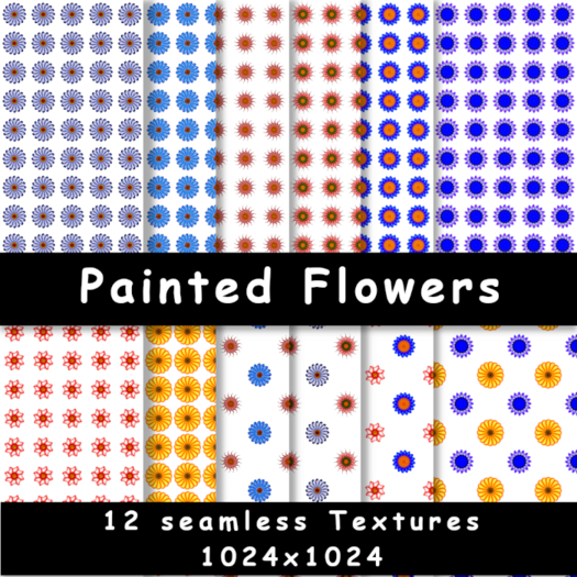 Painted Flowers 1