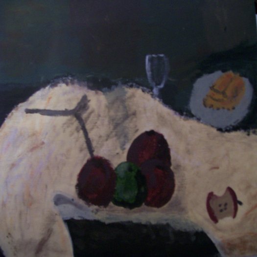 Acrylic Painting Tippi's Cezanne Rendition