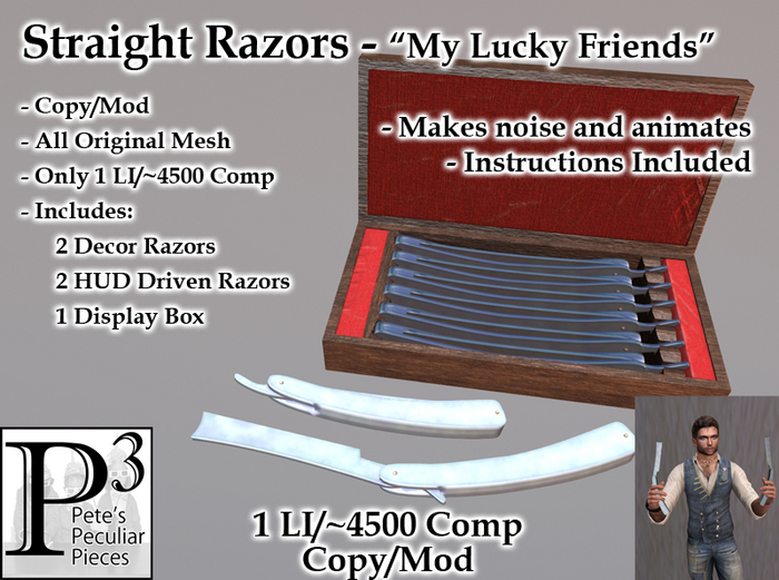 [P3] - Straight Razors - "My Lucky Friends"