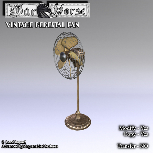 [WH] Vintage Pedestal Fan - Add Me