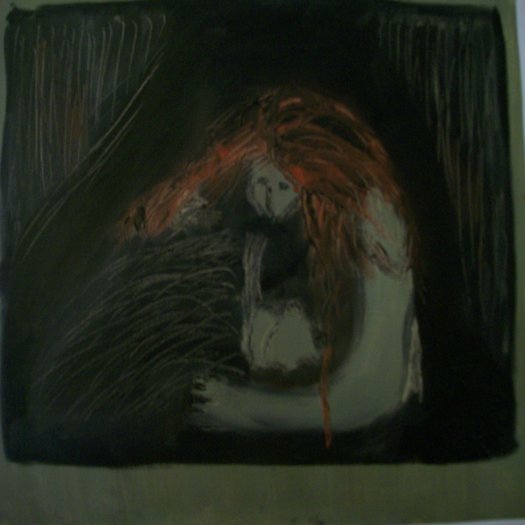 Oil Painting Tippi's Munch Rendition