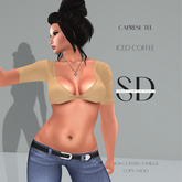 S/D Caprese Tee in Iced Coffee (BOM, Layers, Omega)