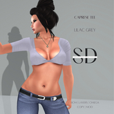 S/D Caprese Tee in Lilac Grey (BOM, Layers, Omega)