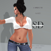 S/D Caprese Tee in White (BOM, Layers, Omega)