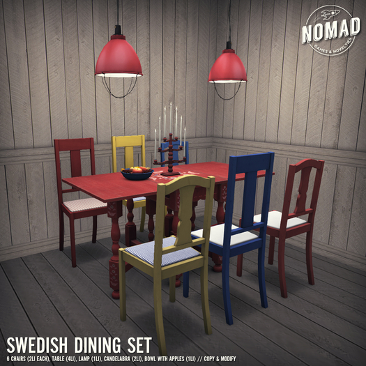 NOMAD // Swedish Dining Set (DISCOUNTED)