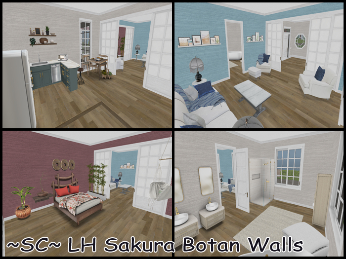 ~SC~ LH Sakura Botan Walls (Add)