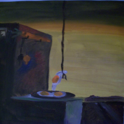 Oil Painting Tippi's Dali Rendition