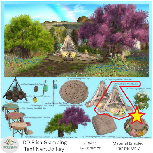 02.Elisa Glamping Tent (PG) Boxed RARE