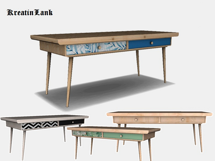 Nikadema Azura Study Desk FULL PERM