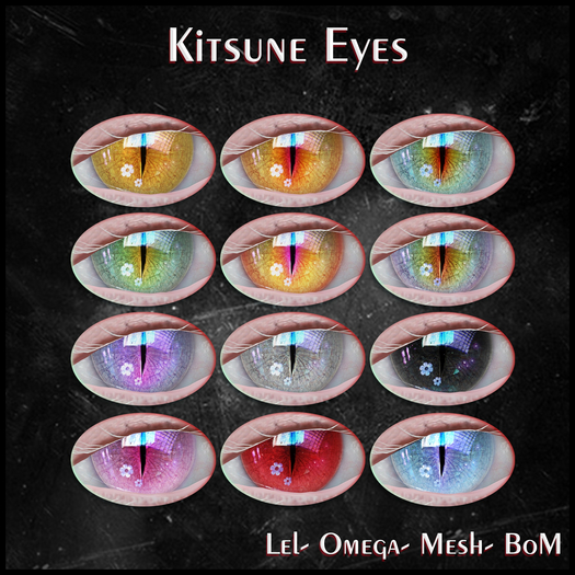 -bus- Kitsune Eyes SET {LEL- OMEGA- BOM- MESH}