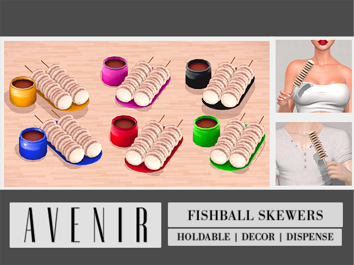 AVENIR: Fishballs Skewers - FATPACK - Dispense Decor Hold