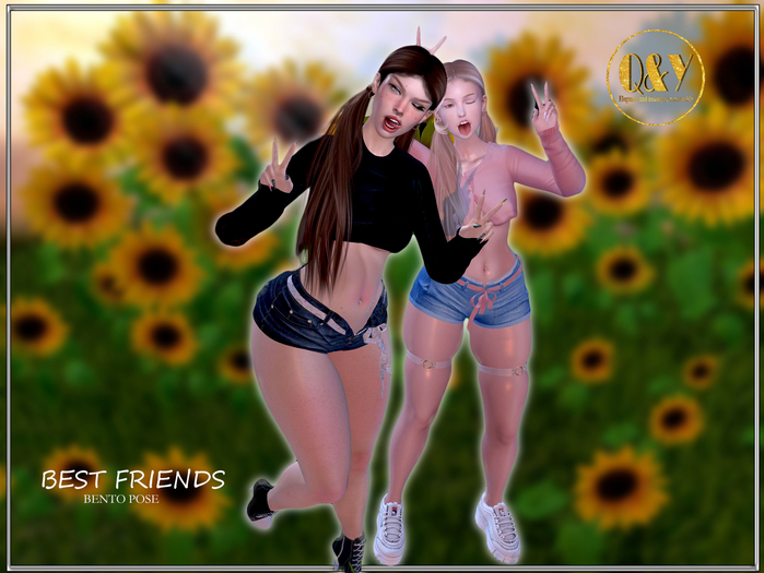 Q&Y BEST FRIENDS BENTO POSE