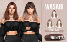 Wasabi // Ash (F) Hair - Brunettes