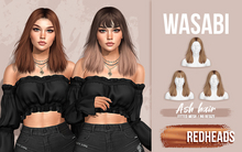 Wasabi // Ash (F) Hair - Redheads