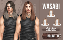 Wasabi // Ash (M) Hair - Brunettes
