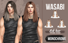 Wasabi // Ash (M) Hair - Monochrome