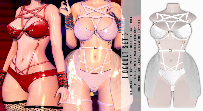 - sixx - Occult Set - White