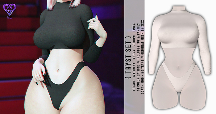 - sixx - Tryst Set - White