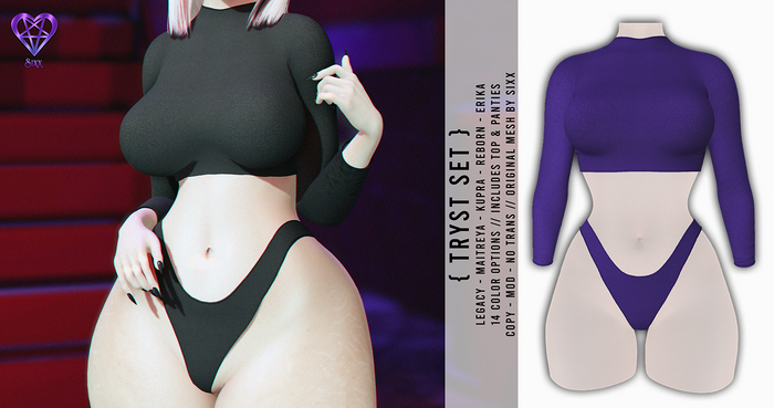 - sixx - Tryst Set - Violet 