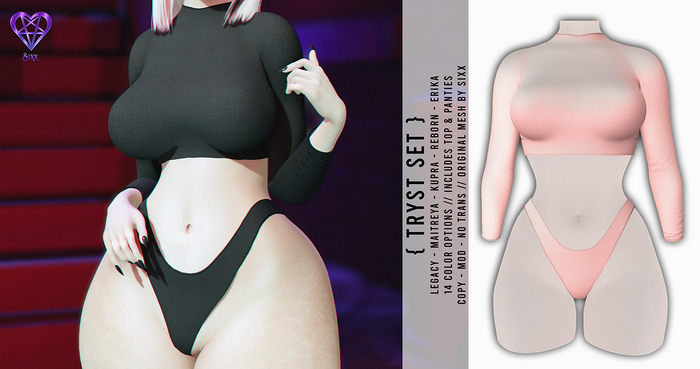 - sixx - Tryst Set - Pink 