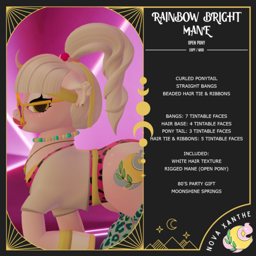 .NX. Rainbow Bright Mane / Add Me