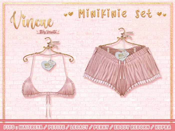 Vincue / MiniKinie Set - Blush