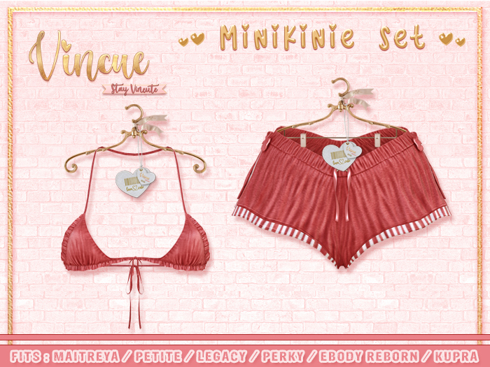 Vincue / MiniKinie Set - Cherry