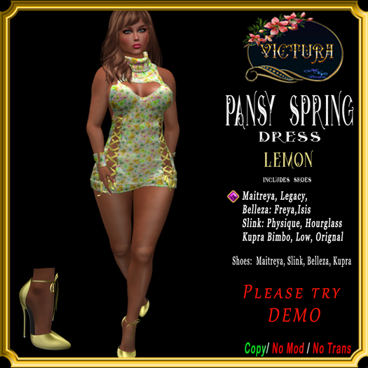 Lemon Pansy Spring 