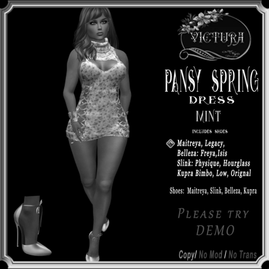 -DEMO- Mint Pansy Spring  